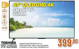Ipercoop TOSHIBA SMART TV LED UHD 4K 65" 65QV2463DA offerta