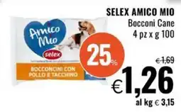 Famila Superstore SELEX AMICO MIO Bocconi Cane offerta