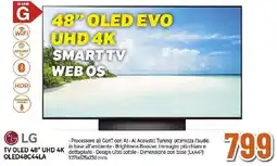 Ipercoop LG TV OLED 48" UHD 4K OLED48C44LA offerta