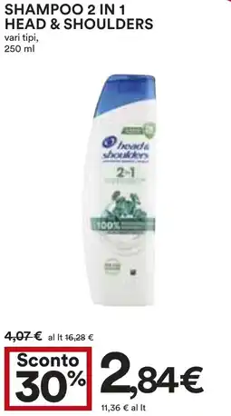 Coop Shampoo 2 in 1 HEAD & SHOULDERS offerta