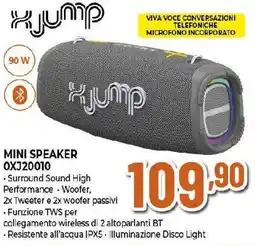 Ipercoop JUMP MINI SPEAKER OXJ20010 offerta