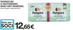 Coop Pannolini o mutandino baby-dry PAMPERS offerta
