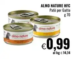 Famila Superstore ALMO NATURE HFC Patè per Gatto offerta
