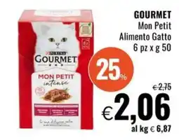 Famila Superstore GOURMET Mon Petit Alimento Gatto offerta