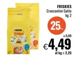 Famila Superstore FRISKIES Croccantini Gatto offerta