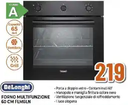 Ipercoop DeLonghi FORNO MULTIFUNZIONE 60 CM FLM6LN offerta
