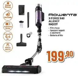 Ipercoop Rowenta X-FORCE 9.60 ALLERGY RH2037 offerta
