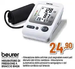 Ipercoop beurer MISURATORE DI PRESSIONE A BRACCIO BM26 offerta
