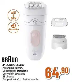 Ipercoop BRAUN EPILATORE SE5030 offerta