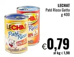 Famila Superstore LECHAT Paté Ricco Gatto offerta