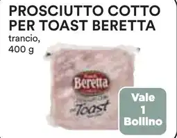 Coop Prosciutto cotto per toast BERETTA offerta