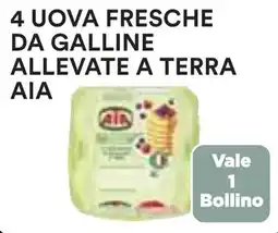 Coop 4 uova fresche da galline allevate a terra ΑΙΑ offerta