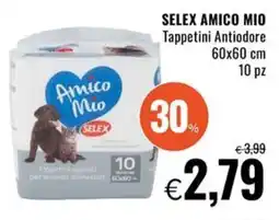 Famila Superstore SELEX AMICO MIO Tappetini Antiodore 60x60 cm 10 pz offerta