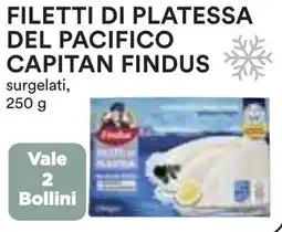 Coop Filetti di platessa del pacifico CAPITAN FINDUS offerta