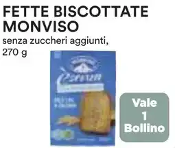 Coop Fette biscottate MONVISO offerta
