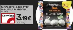 Coop Mozzarella di latte di bufala mandara offerta