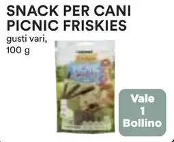Coop Snack per cani picnic FRISKIES offerta