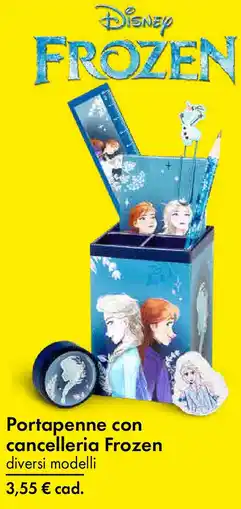 Tedi Portapenne con cancelleria Frozen offerta