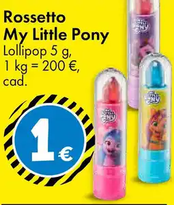 Tedi Rossetto My Little Pony offerta
