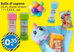 Tedi Bolle di sapone offerta