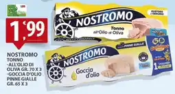 Sisa Nostromo tonno -all'olio di oliva offerta