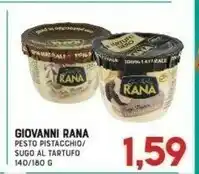 Gran Risparmio Giovanni rana pesto pistacchio offerta