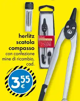 Tedi herlitz scatola compasso offerta
