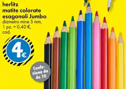Tedi herlitz matite colorate esagonali Jumbo offerta
