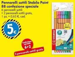 Tedi Pennarelli sottili Stabilo Point 88 confezione speciale offerta