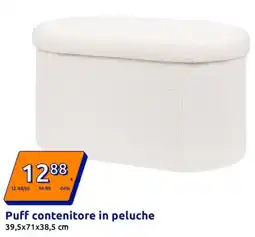 Action Puff contenitore in peluche offerta