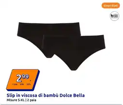 Action Slip in viscosa di bambù Dolce Bella offerta