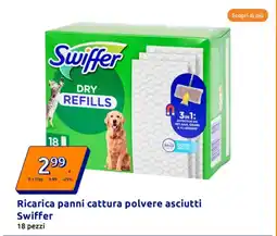 Action Ricarica panni cattura polvere asciutti Swiffer offerta