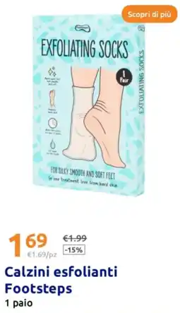 Action Calzini esfolianti Footsteps offerta