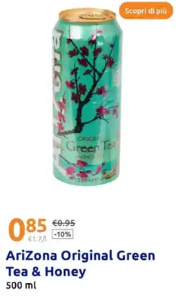 Action AriZona Original Green Tea & Honey offerta
