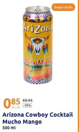 Action Arizona Cowboy Cocktail Mucho Mango offerta