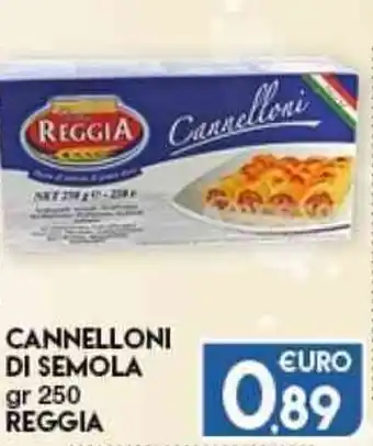Reggia Cannelloni Di Semola 250 gr