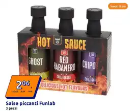 Action Salse piccanti Funlab offerta