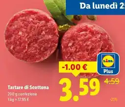 Lidl Tartare di Scottona offerta
