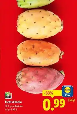 Lidl Fichi D'India offerta