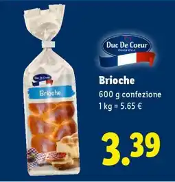 Lidl Brioche offerta
