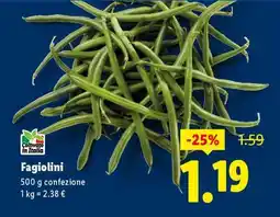 Lidl Fagiolini offerta