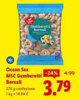 Lidl Ocean Sea MSC Gamberetti Boreali offerta