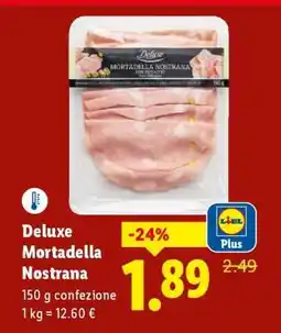 Lidl Deluxe Mortadella Nostrana offerta