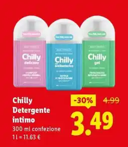 Lidl Chilly Detergente intimo offerta