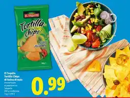 Lidl El Tequito Tortilla Chips di farina di mais offerta