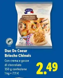 Lidl Duc De Coeur Brioche Chinois offerta