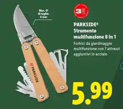 Lidl PARKSIDE Strumento multifunzione 8 in 1 offerta