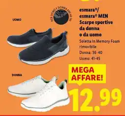 Lidl Scarpe sportive da donna o da uomo offerta