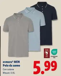Lidl esmara MEN Polo da uomo offerta