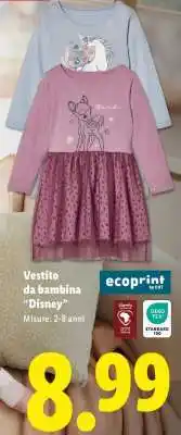 Lidl Vestito da bambina 'Disney' offerta